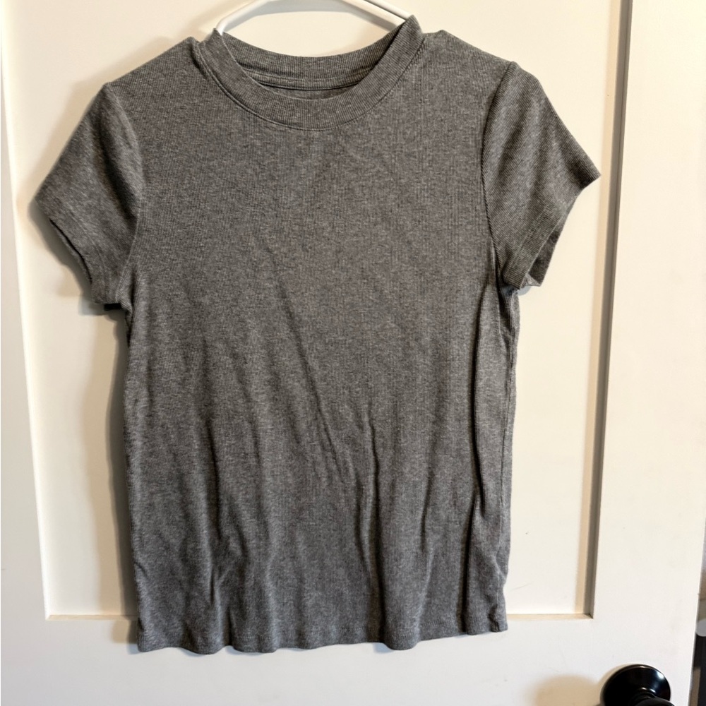 a new day Heather Gray Women's Short Sleeve Tee